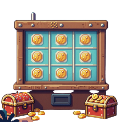 Exklusiver Fugu Casino 8-Bit Slot mit Unterwasser-Schatzsuche Theme